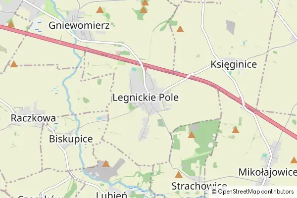 Mapa Legnickie Pole