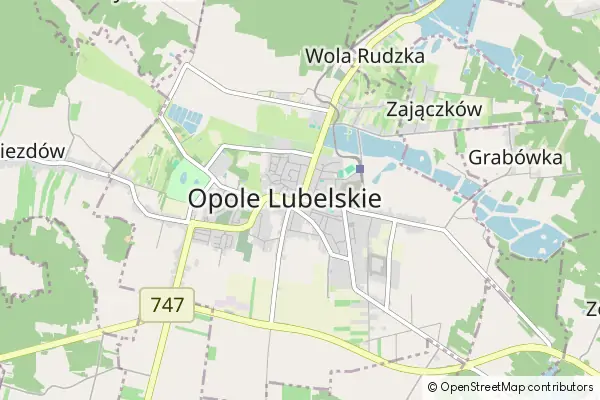 Mapa Opole Lubelskie