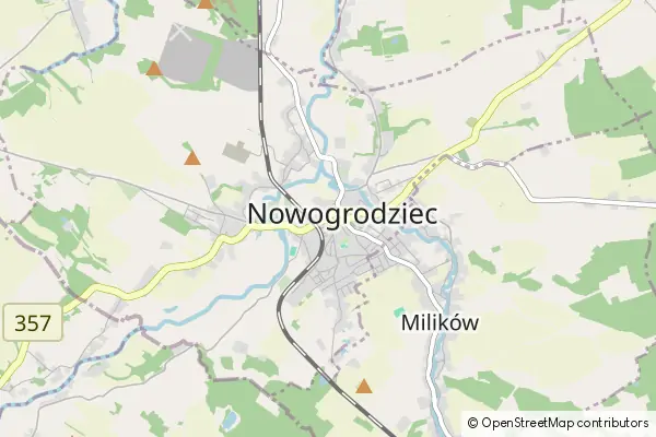 Mapa Nowogrodziec