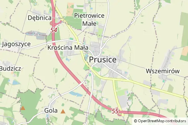 Mapa Prusice