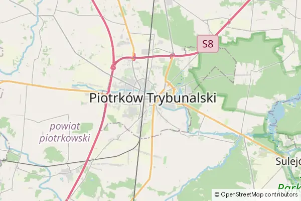 Mapa Piotrków Trybunalski