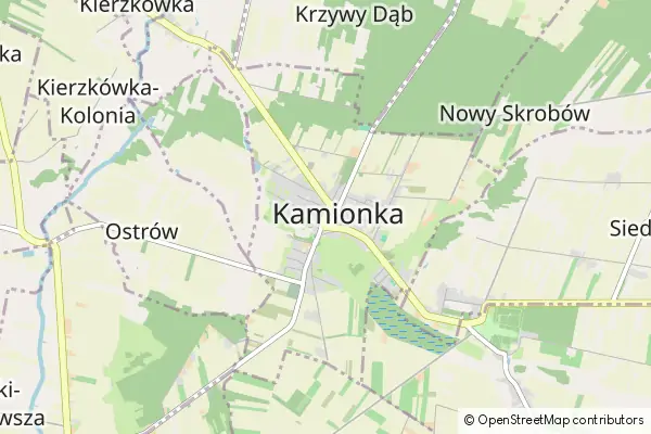 Mapa Kamionka