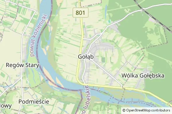 Mapa Gołąb