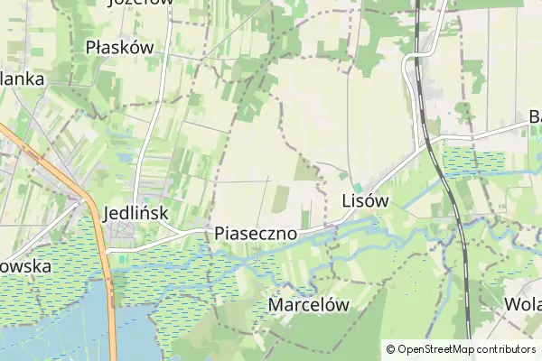 Mapa Piaseczno