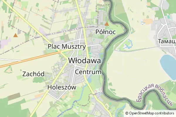 Mapa Włodawa