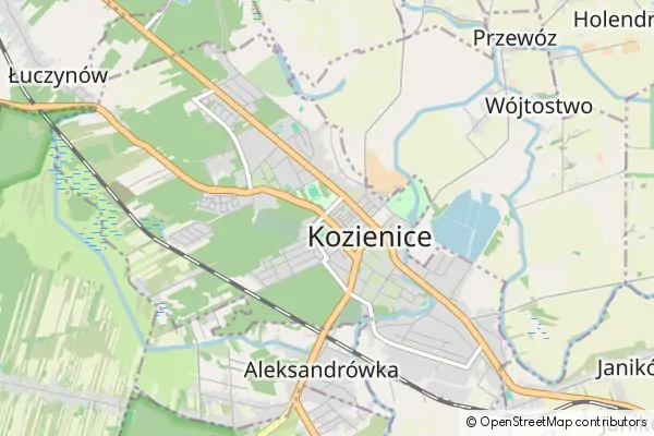 Mapa Kozienice