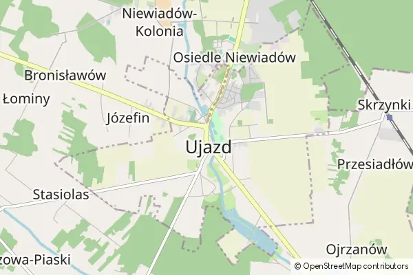 Mapa Ujazd