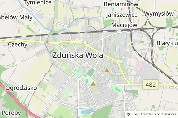 Mapa Zduńska Wola