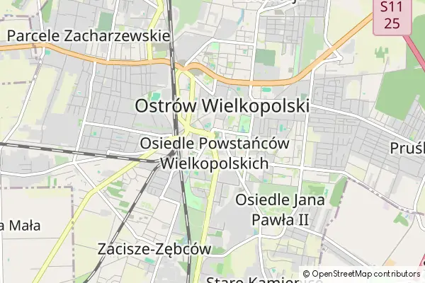 Mapa Ostrów Wielkopolski