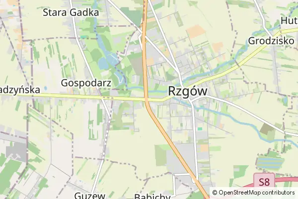 Mapa Rzgów