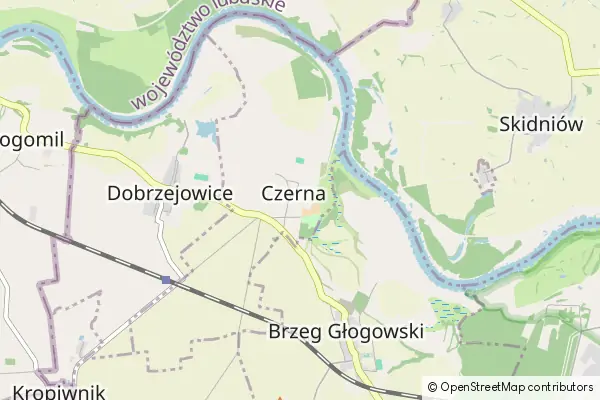 Mapa Czerna