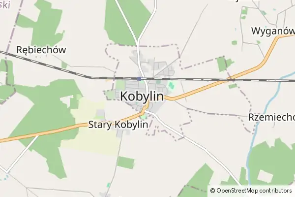 Mapa Kobylin