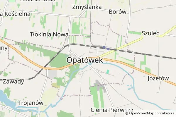 Mapa Opatówek