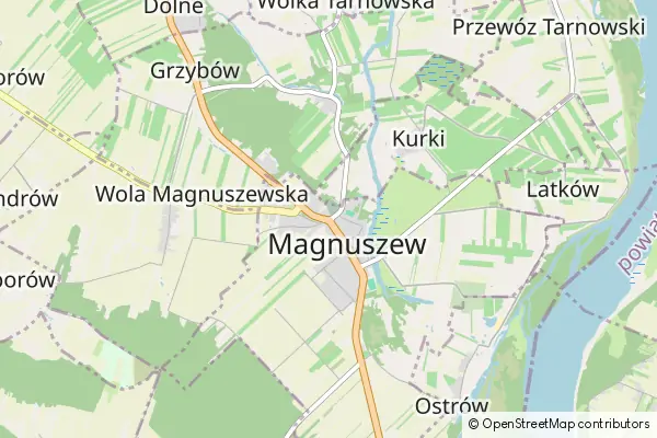 Mapa Magnuszew