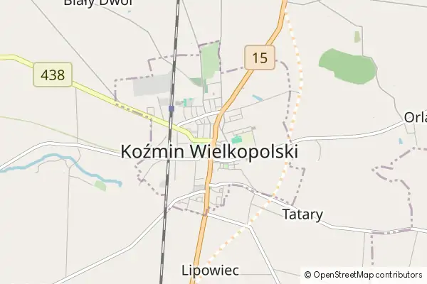 Mapa Koźmin Wielkopolski