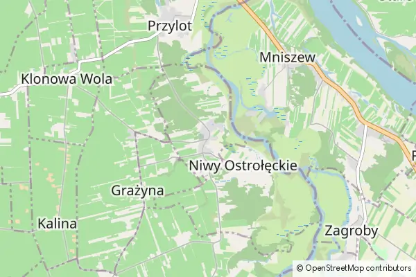 Mapa Ostrołęka