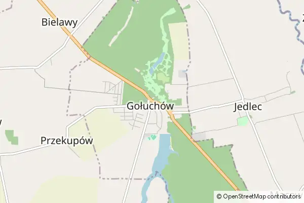 Mapa Gołuchów