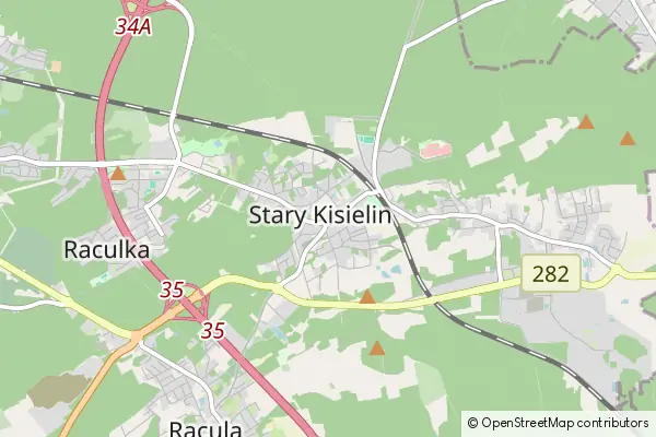 Mapa Stary Kisielin