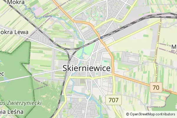 Mapa Skierniewice