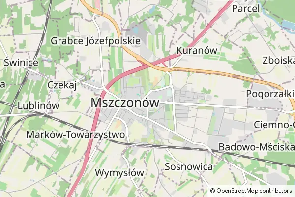 Mapa Mszczonów