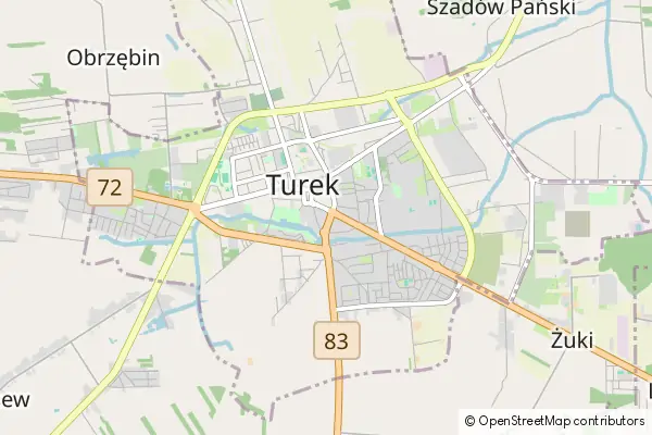 Mapa Turek