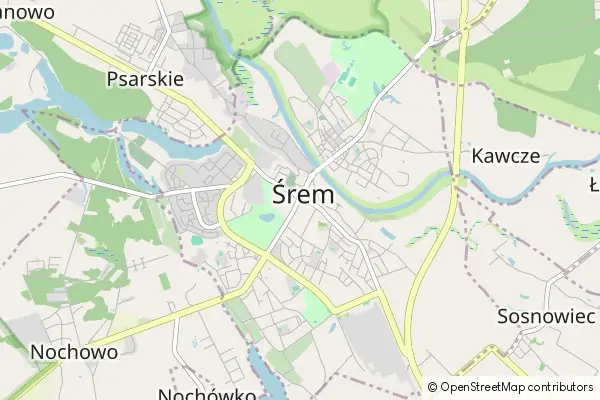 Mapa Śrem