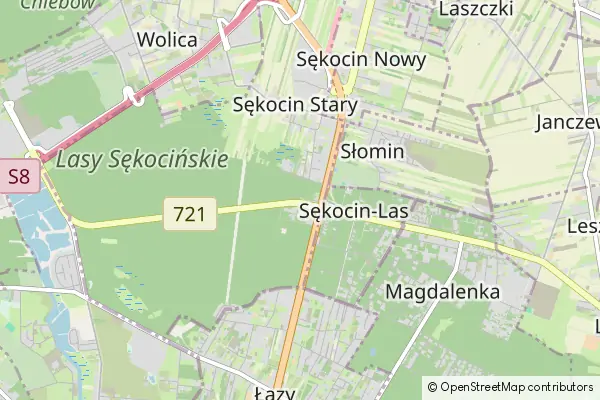 Mapa Sękocin Stary