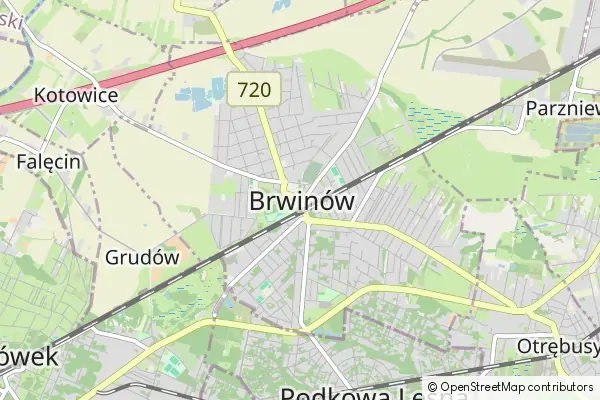 Mapa Brwinów