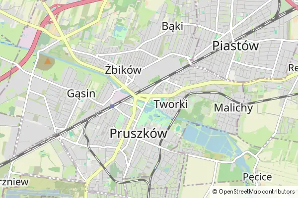 Mapa Pruszków