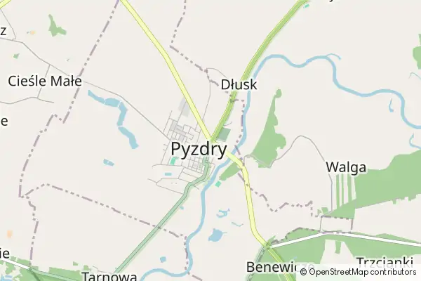 Mapa Pyzdry