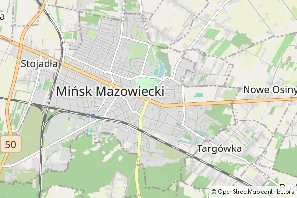 Mapa Mińsk Mazowiecki