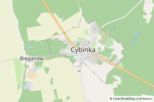 Mapa Cybinka