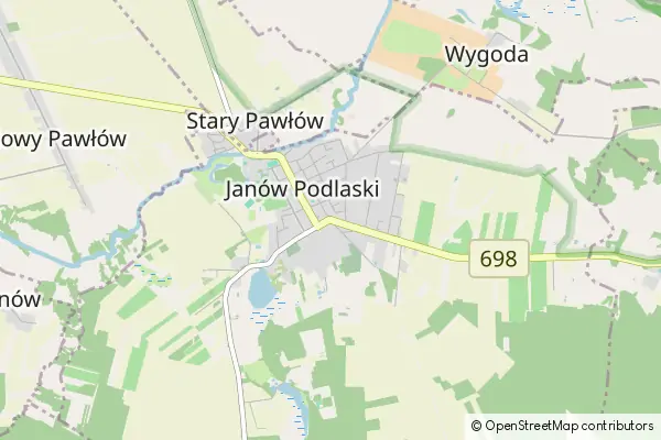 Mapa Janów Podlaski