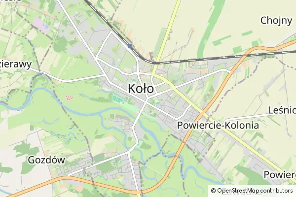 Mapa Koło