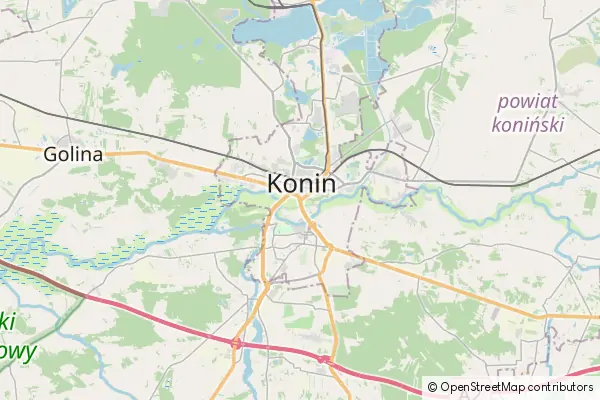 Mapa Konin