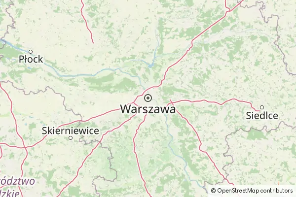 Mapa Warszawa