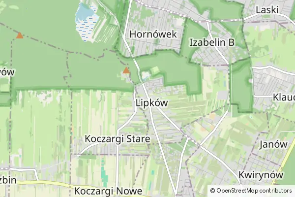 Mapa Lipków