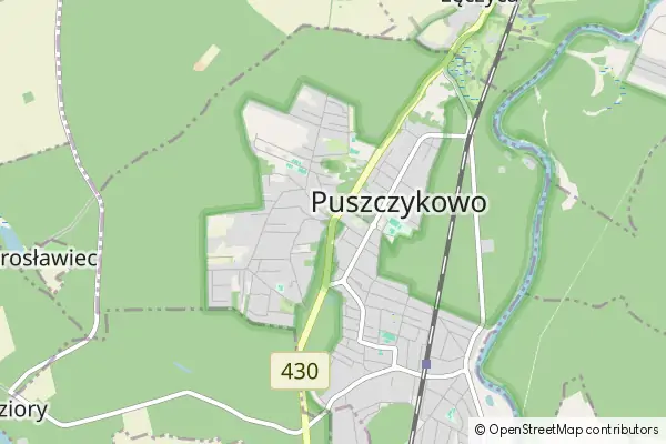 Mapa Puszczykowo