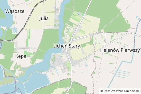 Mapa Licheń Stary