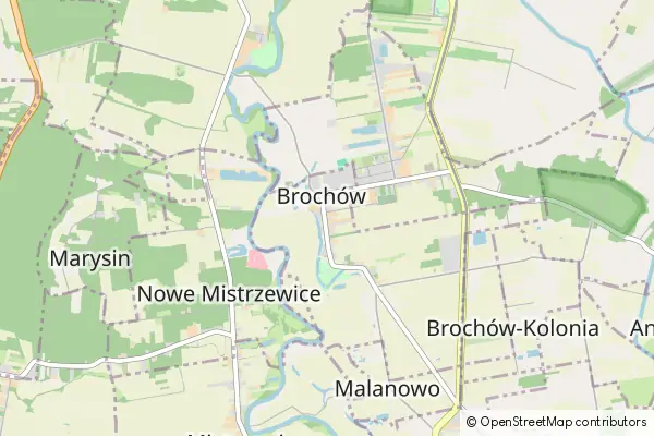 Mapa Brochów