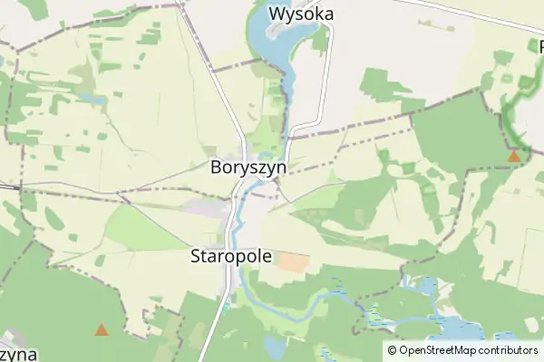 Mapa Boryszyn