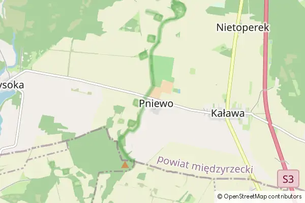 Mapa Pniewo