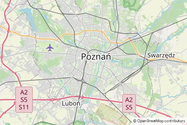 Mapa Poznań