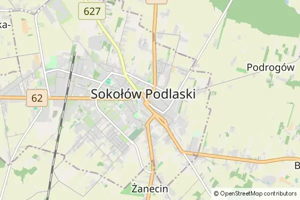 Mapa Sokołów Podlaski