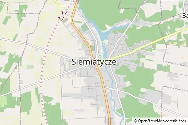 Mapa Siemiatycze