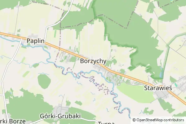 Mapa Borzychy