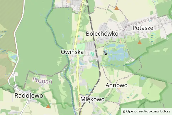 Mapa Owińska