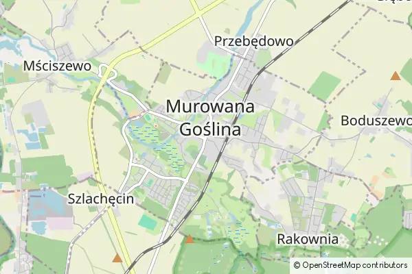 Mapa Murowana Goślina