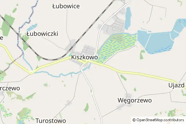 Mapa Kiszkowo