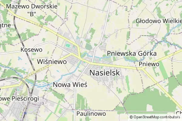 Mapa Nasielsk